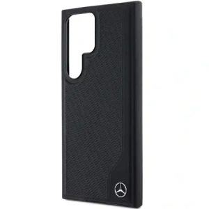 Hurtownia GSM - Mercedes MEHMS24L23RBGVK Samsung Galaxy S24 Ultra Hartschale Leder Prägung Linie MagSafe schwarz - MRS284 - {ean13} - Hurt