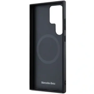 Hurtownia GSM - Mercedes MEHMS24L23RBGVK Samsung Galaxy S24 Ultra Hartschale Leder Prägung Linie MagSafe schwarz - MRS284 - {ean13} - Hurt