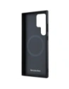 Hurtownia GSM - Mercedes MEHMS24L23RBGVK Samsung Galaxy S24 Ultra husa din piele dură cu linie debossată MagSafe neagră - MRS284 - {ean13} - Hurt