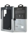 Hurtownia GSM - Mercedes MEHMS24L23RBGVK Samsung Galaxy S24 Ultra husa din piele dură cu linie debossată MagSafe neagră - MRS284 - {ean13} - Hurt