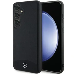Hurtownia GSM - Etui Mercedes MEHMS24M23RBARK Samsung Galaxy S24+ Plus hardcase kožené texturované & hladké MagSafe černé/black - MRS285 - {ean13} - Hurt
