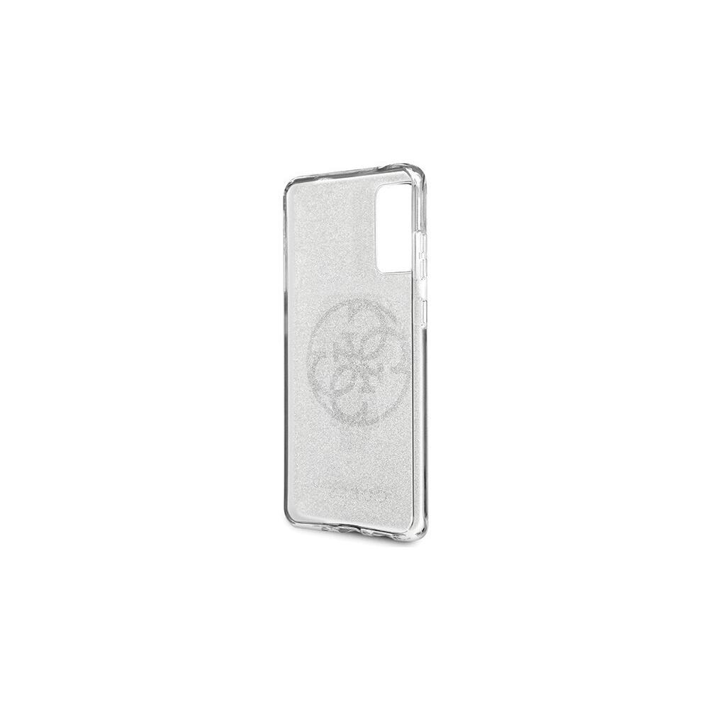 Hurtownia GSM - Etui Guess GUHCS62PCUGLLG Samsung Galaxy S20 jasnoszary/light grey hard case Glitter 4G Circle Logo - GUE361GRY - {ean13} - Hurt