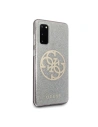 Hurtownia GSM - Etui Guess GUHCS62PCUGLLG Samsung Galaxy S20 jasnoszary/light grey hard case Glitter 4G Circle Logo - GUE361GRY - {ean13} - Hurt