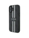 Hurtownia GSM - Etui Guess GUHMP16SP4RPSK Apple iPhone 16 hardcase 4G Tištěné pruhy MagSafe černé/black - GUE4157 - {ean13} - Hurt