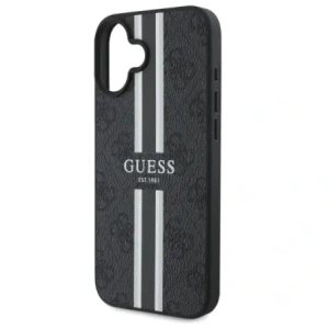 Etui Guess GUHMP16SP4RPSK Apple iPhone 16 hardcase 4G Printed Stripes MagSafe czarny/black