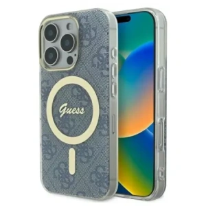 Etui Guess GUHMP16XH4STB Apple iPhone 16 Pro Max hardcase IML 4G MagSafe niebieski/blue
