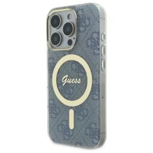 Etui Guess GUHMP16XH4STB Apple iPhone 16 Pro Max hardcase IML 4G MagSafe niebieski/blue