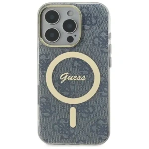 Etui Guess GUHMP16XH4STB Apple iPhone 16 Pro Max hardcase IML 4G MagSafe niebieski/blue