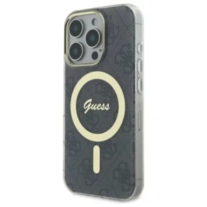 Etui Guess GUHMP16XH4STK Apple iPhone 16 Pro Max hardcase IML 4G MagSafe czarny/black