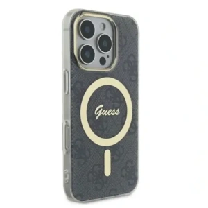 Etui Guess GUHMP16XH4STK Apple iPhone 16 Pro Max hardcase IML 4G MagSafe czarny/black