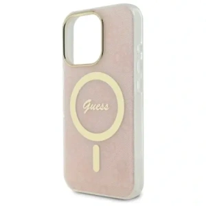 Etui Guess GUHMP16XH4STP Apple iPhone 16 Pro Max hardcase IML 4G MagSafe różowy/pink