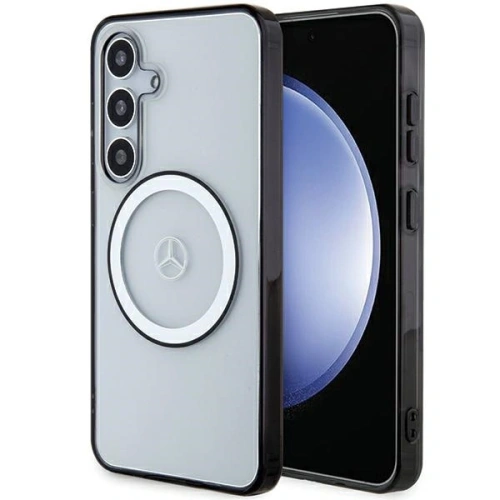 Etui Mercedes MEHMS24S23HUOKC Samsung Galaxy S24 hardcase Printed logo MagSafe transparent