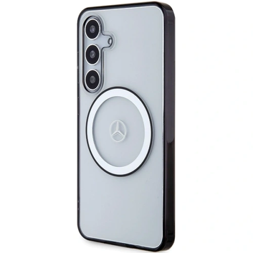 Etui Mercedes MEHMS24S23HUOKC Samsung Galaxy S24 hardcase Printed logo MagSafe transparent