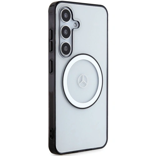 Etui Mercedes MEHMS24S23HUOKC Samsung Galaxy S24 hardcase Printed logo MagSafe transparent