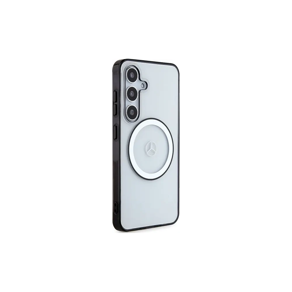 Wholesale Mercedes MEHMS24S23HUOKC Samsung Galaxy S24 hardcase Printed logo MagSafe transparent - MRS287 - {ean13} - Hurt