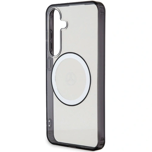Etui Mercedes MEHMS24S23HUOKC Samsung Galaxy S24 hardcase Printed logo MagSafe transparent