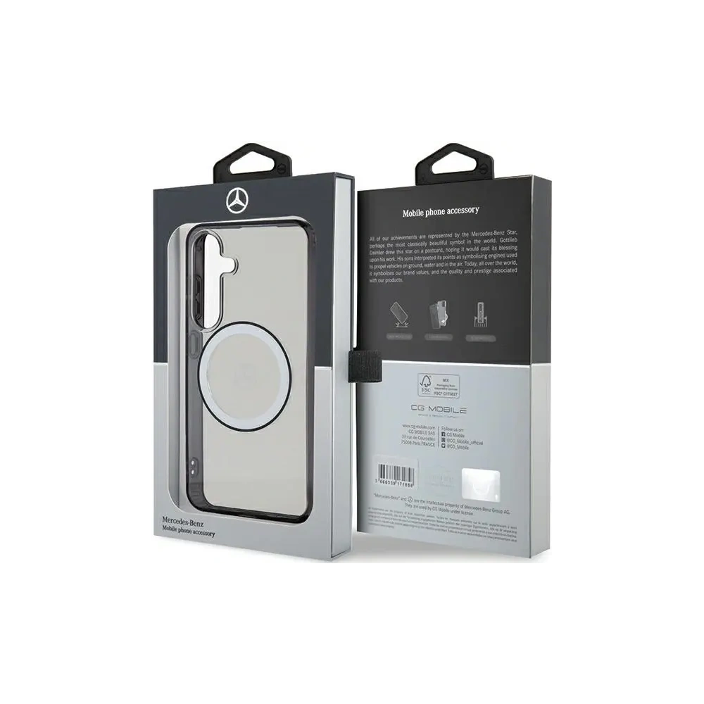 Hurtownia GSM - Mercedes MEHMS24S23HUOKC Samsung Galaxy S24 Hartschale Bedrucktes Logo MagSafe transparent - MRS287 - {ean13} - Hurt