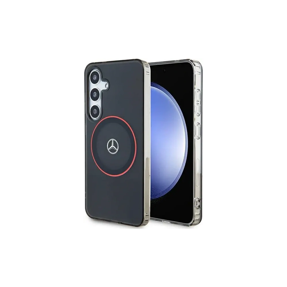 Hurtownia GSM - Etui Mercedes MEHMS24S23HUORK Samsung Galaxy S24 hardcase Double Layer W/ Red MagSafe černá/black - MRS288 - {ean13} - Hurt