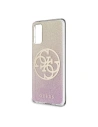 Hurtownia GSM - Etui Guess GUHCS62PCUGLPGG Samsung Galaxy S20 różowo-złoty/gold pink hard case Glitter Gradient 4G Circle - GUE362RS - {ean13} - Hurt