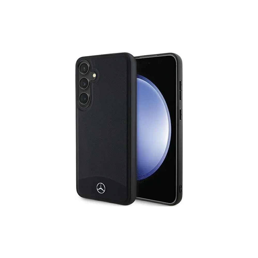 Hurtownia GSM - Mercedes MEHMS24S23RBARK Samsung Galaxy S24 husă din piele texturată și simplă MagSafe neagră - MRS289 - {ean13} - Hurt