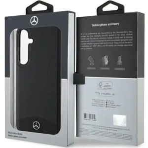 Hurtownia GSM - Mercedes MEHMS24S23RBARK Samsung Galaxy S24 Hartschale Leder Texturiert & Plain MagSafe schwarz - MRS289 - {ean13} - Hurt