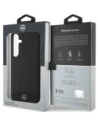 Hurtownia GSM - Mercedes MEHMS24S23RBARK Samsung Galaxy S24 husă din piele texturată și simplă MagSafe neagră - MRS289 - {ean13} - Hurt