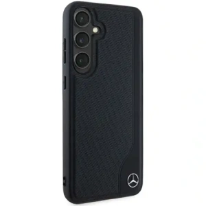 Hurtownia GSM - Mercedes MEHMS24S23RBGVK Samsung Galaxy S24 Hartschale Leder Prägung Linie MagSafe schwarz - MRS290 - {ean13} - Hurt