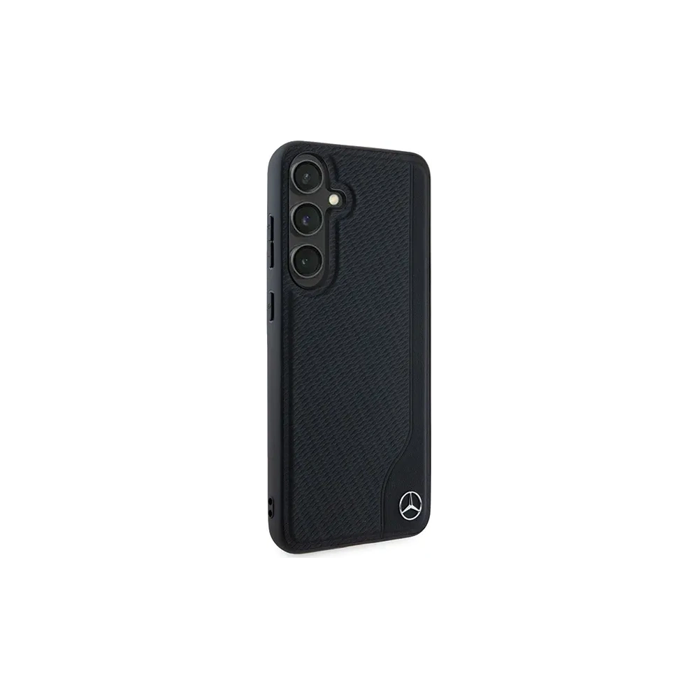 Hurtownia GSM - Etui Mercedes MEHMS24S23RBGVK Samsung Galaxy S24 hardcase Leather Debossed Line MagSafe černá/black - MRS290 - {ean13} - Hurt