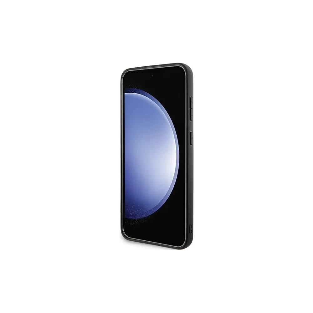 Hurtownia GSM - Mercedes MEHMS24S23RBGVK Samsung Galaxy S24 kemény tok bőr dombornyomott vonal MagSafe fekete - MRS290 - {ean13} - Hurt