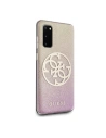 Hurtownia GSM - Etui Guess GUHCS62PCUGLPGG Samsung Galaxy S20 różowo-złoty/gold pink hard case Glitter Gradient 4G Circle - GUE362RS - {ean13} - Hurt
