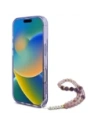 Hurtownia GSM - Etui Guess GUHMP16XHFWBRCESU Apple iPhone 16 Pro Max hardcase IML Flowers With Pearl Strap MagSafe fialová/purple - GUE4163 - {ean13} - Hurt