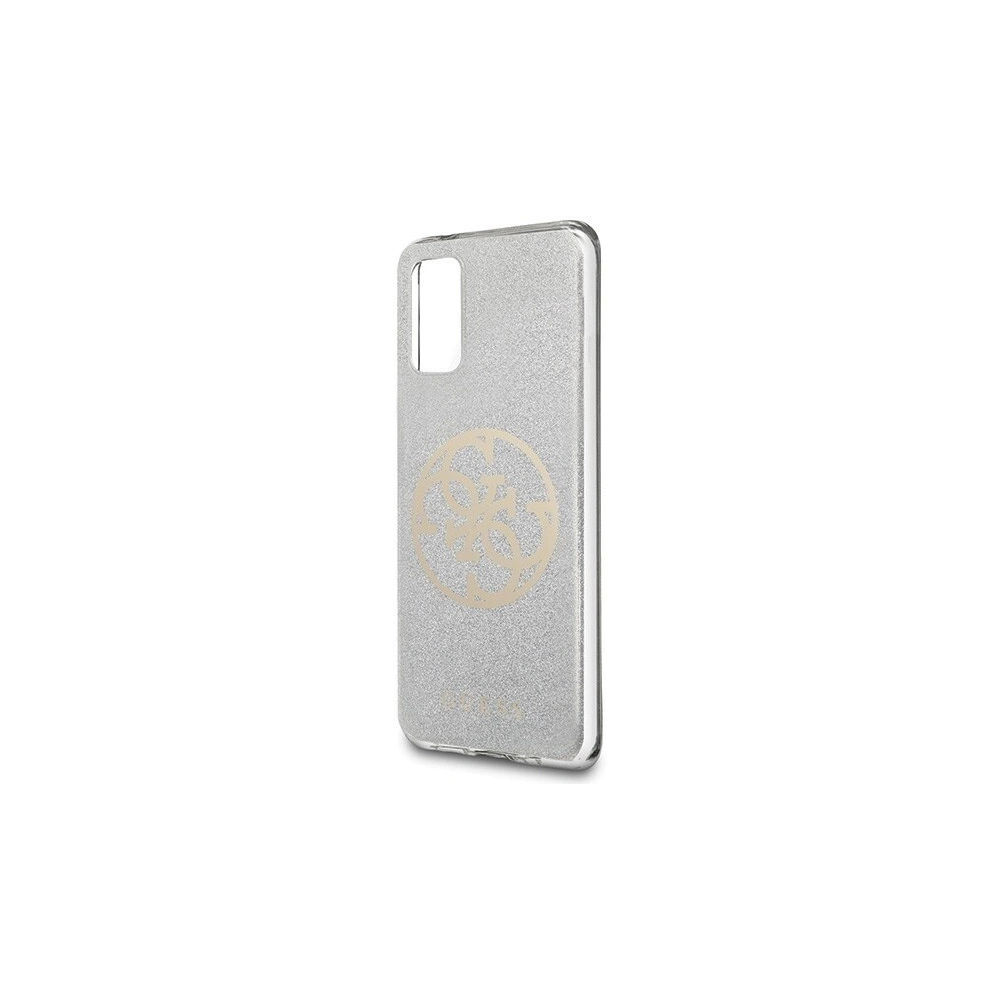 Hurtownia GSM - Etui Guess GUHCS67PCUGLLG Samsung Galaxy S20+ Plus jasnoszary/light grey hard case Glitter 4G Circle Logo - GUE363GRY - {ean13} - Hurt