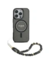Hurtownia GSM - Guess GUHMP16XHGCRELSK Apple iPhone 16 Pro Max kemény tok IML csillogó gyöngyszalaggal MagSafe fekete - GUE4165 - {ean13} - Hurt
