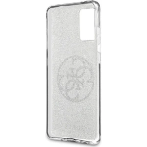 Hurtownia GSM - Etui Guess GUHCS67PCUGLLG Samsung Galaxy S20+ Plus jasnoszary/light grey hard case Glitter 4G Circle Logo - GUE363GRY - {ean13} - Hurt