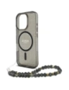 Hurtownia GSM - Etui Guess GUHMP16XHGCRELSK Apple iPhone 16 Pro Max hardcase IML Glitter With Pearl Strap MagSafe czarny/czarny - GUE4165 - {ean13} - Hurt