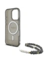 Hurtownia GSM - Guess GUHMP16XHGCRELSK Apple iPhone 16 Pro Max hardcase IML Glitter cu curea din perlă MagSafe negru - GUE4165 - {ean13} - Hurt