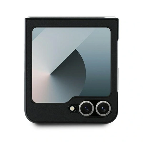 Etui Mercedes MEHMZF623RBGVK Samsung Galaxy Z Flip6 / 7 FE Leather Wood Imitation MagSafe czarny/black