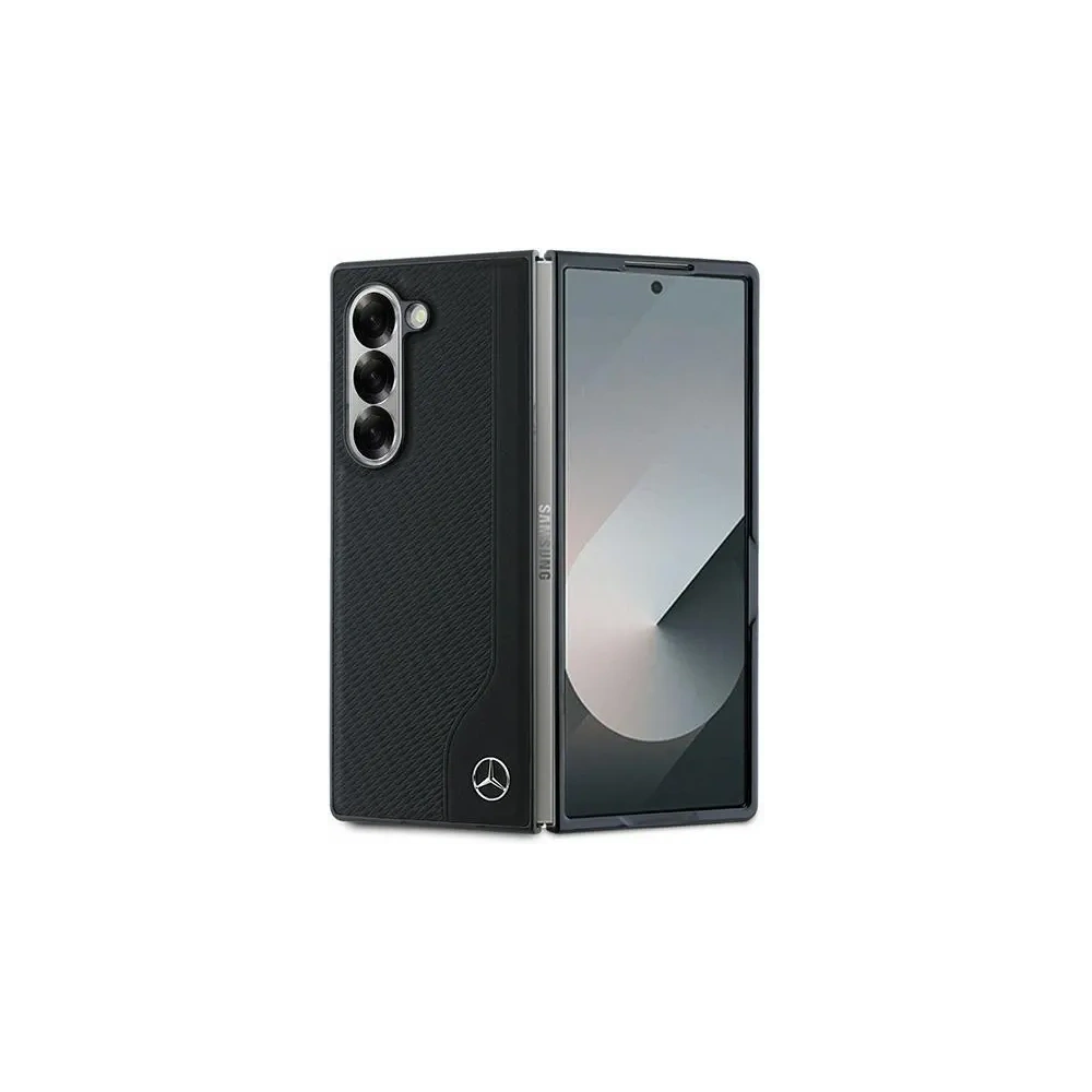 Hurtownia GSM - Etui Mercedes MEHMZFD623RBGVK Samsung Galaxy Z Fold6 Leather Wood Imitation MagSafe czarny/black - MRS292 - {ean13} - Hurt