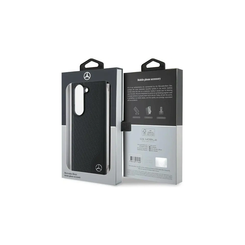 Hurtownia GSM - Etui Mercedes MEHMZFD623RBGVK Samsung Galaxy Z Fold6 Leather Wood Imitation MagSafe czarny/black - MRS292 - {ean13} - Hurt