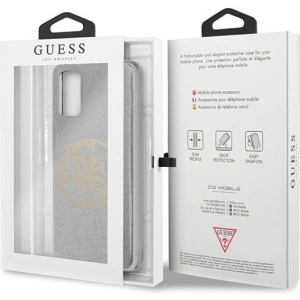 Hurtownia GSM - Etui Guess GUHCS67PCUGLLG Samsung Galaxy S20+ Plus jasnoszary/light grey hard case Glitter 4G Circle Logo - GUE363GRY - {ean13} - Hurt