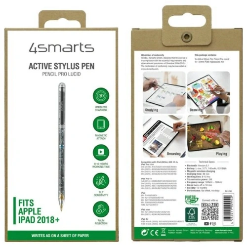Rysik 4smarts Active Stylus Pen Pencil Pro Lucid transparent do iPadów