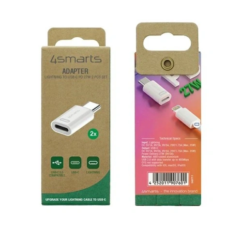 Adapter USB-C / Lightning 4smarts 27W [2 PACK]