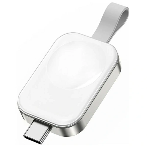 Ładowarka bezprzewodowa 4smarts do Apple Watch z wejściem USB-C white/biała
