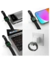 Hurtownia GSM - 4smarts vezeték nélküli töltő Apple Watch számára USB-C bemenettel, fehér - 4SMR6 - {ean13} - Hurt