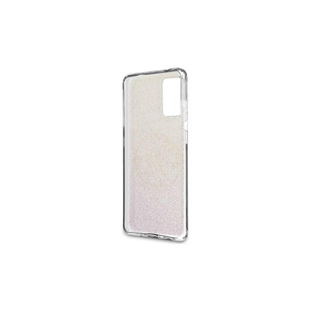 Hurtownia GSM - Etui Guess GUHCS67PCUGLPGG Samsung Galaxy S20+ Plus różowo-złoty/gold pink hard case Glitter Gradient 4G Circle - GUE364RS - {ean13} - Hurt