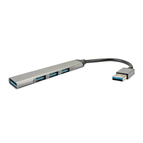 Adapter 4smarts HUB 4w1 USB-A / 3xUSB-A 2.0, USB-A 3.0 space grey