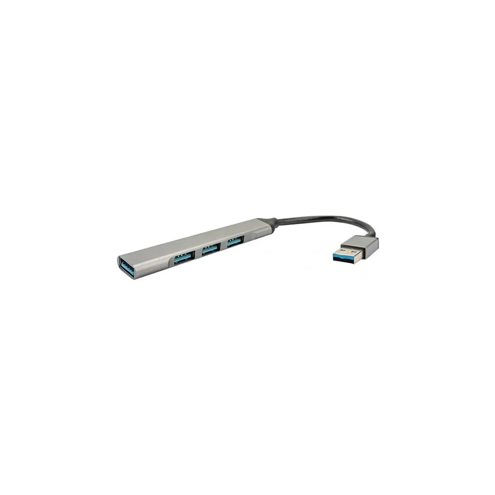 Hurtownia GSM - 4smarts HUB 4w1 USB-A / 3xUSB-A 2.0, USB-A 3.0 Raumgrau - 4SMR8 - {ean13} - Hurt