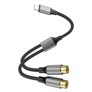 Hurtownia GSM - 4smarts Audio USB-C / 2x Cinch-Stecker Kabel 20cm schwarz - 4SMR10 - {ean13} - Hurt