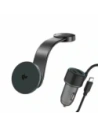 Uchwyt samochodowy z ładowarką indukcyjną 4smarts Car Charging 15W szary/grey
