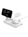4smarts QI2 Trident 2 az 1-ben USB-C vezeték nélküli töltő 30W-os hálózati töltő fehér színben